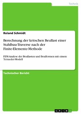 Berechnung der kritschen Beullast einer Stahlbau-Traverse nach der Finite-Elemente-Methode