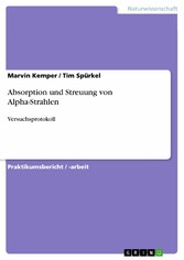 Absorption und Streuung von Alpha-Strahlen