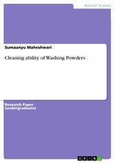 Cleaning ability of Washing Powders