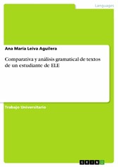 Comparativa y análisis gramatical de textos de un estudiante de ELE