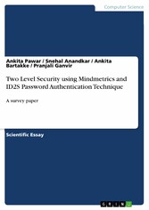 Two Level Security using Mindmetrics and ID2S Password Authentication Technique