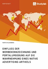 Einfluss der Werbekennzeichnung und Portalumgebung auf die Wahrnehmung eines Native Advertising-Artikels