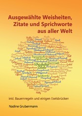 Ausgewählte Weisheiten, Zitate und Sprichworte aus aller Welt