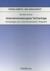 Unternehmensbezogene Tarifverträge