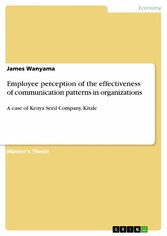 Employee perception of the effectiveness of communication patterns in organizations