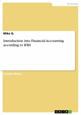 Introduction into Financial Accounting according to IFRS