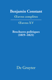 Brochures politiques (1819-1821)