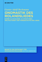 Onomastik des Rolandsliedes