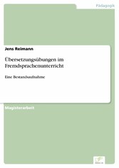 Übersetzungsübungen im Fremdsprachenunterricht