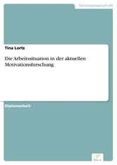 Die Arbeitssituation in der aktuellen Motivationsforschung