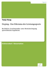 Doping – Das Dilemma des Leistungssports