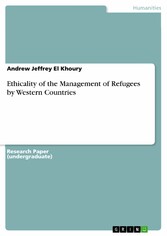 Ethicality of the Management of Refugees by Western Countries