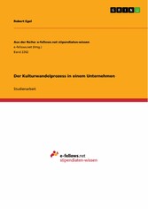 Der Kulturwandelprozess in einem Unternehmen