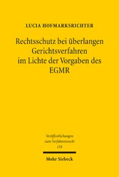 Rechtsschutz bei überlangen Gerichtsverfahren im Lichte der Vorgaben des EGMR