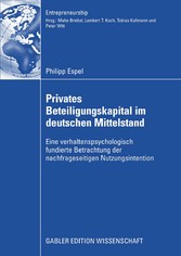 Privates Beteiligungskapital im deutschen Mittelstand