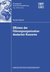 Effizienz der Führungsorganisation deutscher Konzerne