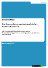 Die Sharing Economy im französischen Wirtschaftsmodell