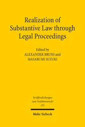 Realization of Substantive Law through Legal Proceedings