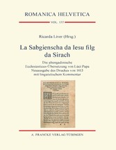 La Sabgienscha da Iesu filg da Sirach