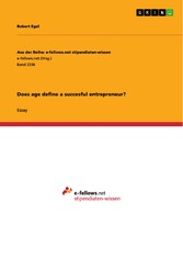 Does age define a succesful entrepreneur?