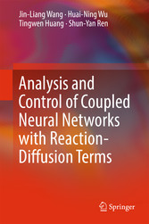 Analysis and Control of Coupled Neural Networks with Reaction-Diffusion Terms