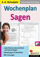 Wochenplan Sagen / Klasse 3-4