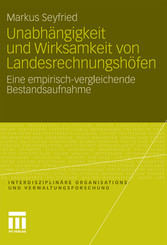 Unabhängigkeit und Wirksamkeit von Landesrechnungshöfen