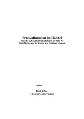 Preiskalkulation im Handel