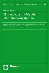 Klimaschutz in föderalen Mehrebenensystemen