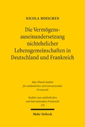 Die Vermögensauseinandersetzung nichtehelicher Lebensgemeinschaften in Deutschland und Frankreich