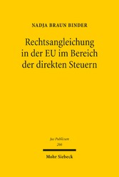 Rechtsangleichung in der EU im Bereich der direkten Steuern