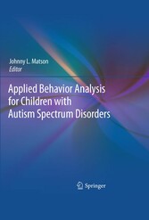 Applied Behavior Analysis for Children with Autism Spectrum Disorders