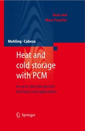 Heat and cold storage with PCM