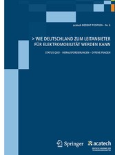 Wie Deutschland zum Leitanbieter für Elektromobilität werden kann