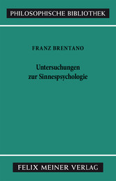 Untersuchungen zur Sinnespsychologie