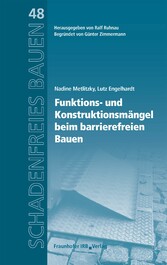 Barrierefreies Bauen - Funktions- und Konstruktionsmängel.