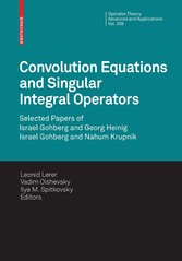 Convolution Equations and Singular Integral Operators