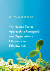 The Human Factor Approach to Managerial and Organizational Efficiency and Effectiveness