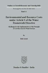 Environmental and Resource Costs under Article 9 of the Water Framework Directive.