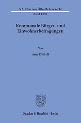 Kommunale Bürger- und Einwohnerbefragungen.