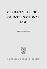 German Yearbook of International Law / Jahrbuch für Internationales Recht.