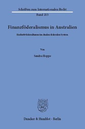 Finanzföderalismus in Australien.