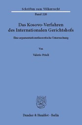 Das Kosovo-Verfahren des Internationalen Gerichtshofs.