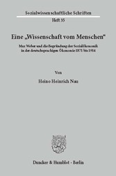 Eine »Wissenschaft vom Menschen«.