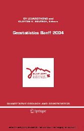 Geostatistics Banff 2004