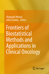 Frontiers of Biostatistical Methods and Applications in Clinical Oncology