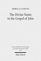 The Divine Name in the Gospel of John