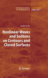 Nonlinear Waves and Solitons on Contours and Closed Surfaces