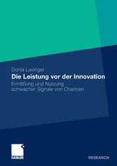 Die Leistung vor der Innovation