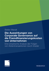 Die Auswirkungen von Corporate Governance auf die Fremdfinanzierungskosten von Unternehmen